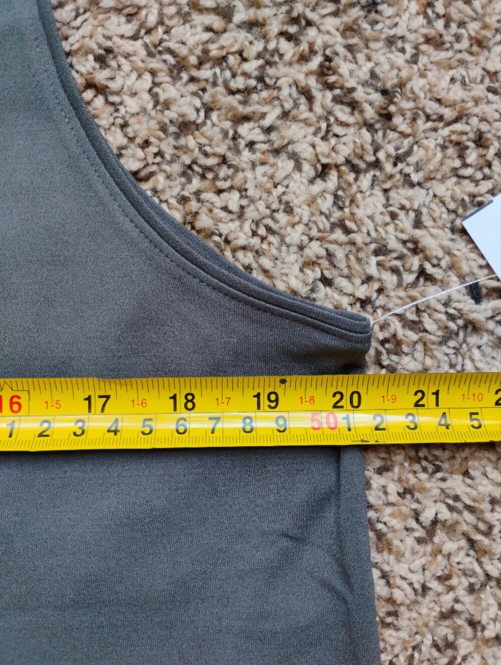 NEW Eileen Fisher 100% Silk Knit Scoop Neck Tank Top Camisole Blouse Dark Gray L - Picture 3 of 5